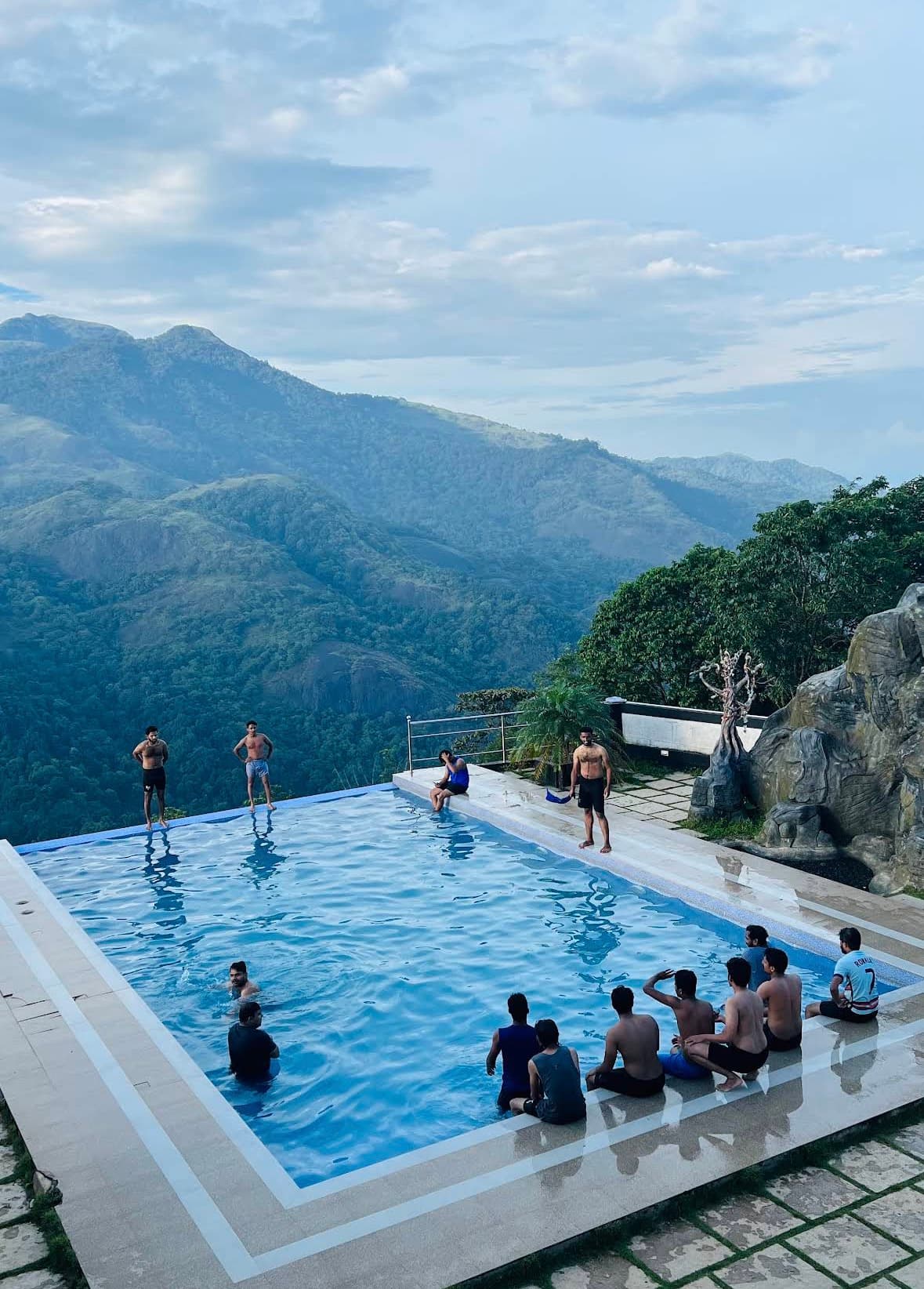 Resort pool and deck